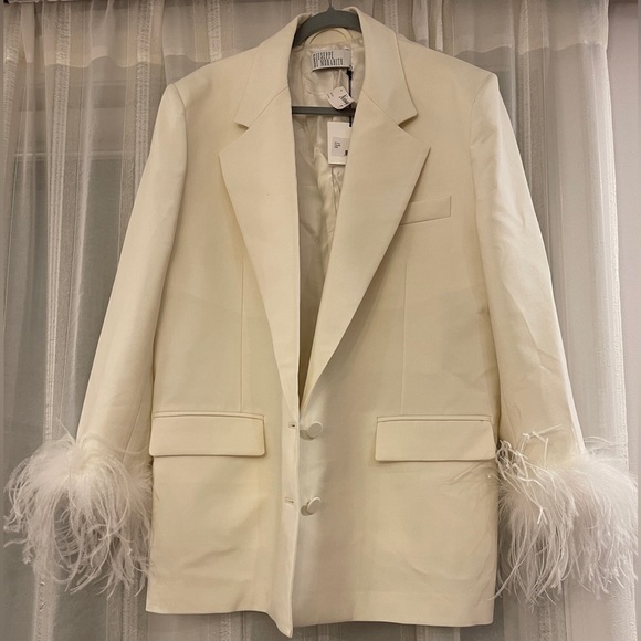 Designer brand- Giuseppe di morabito feather wool blazer(NEW) - Picture 5 of 13